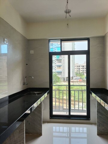 Kitchen in 1 RK Apartment at Patidar Sankul CHS, Vikhroli East – for Rent