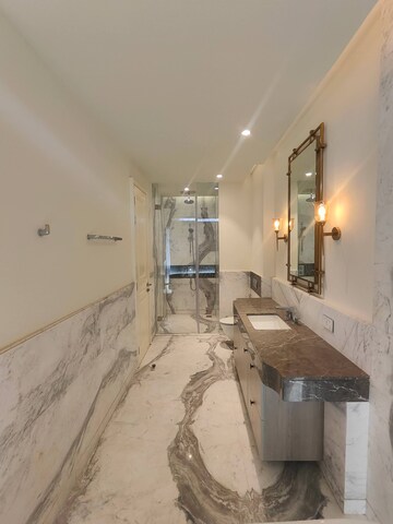 Bathroom in 2 BHK Apartment at Bhartiya Leela Residences, Thanisandra Main Road – for Sale