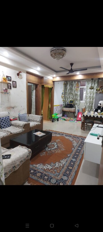 Living Room in 2 BHK Apartment at Uninav Heights Phase I, Raj Nagar Extension – for Rent