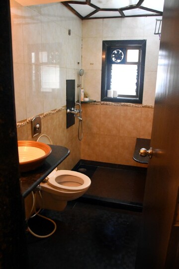 Bathroom in 2 BHK Apartment at Khar West – for Rent