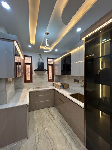 Kitchen in 4 BHK Builder Floor at Uttam Nagar West – for Sale