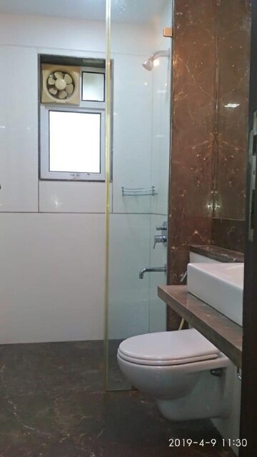 Bathroom in 3 BHK Apartment at Bandra West – for Rent