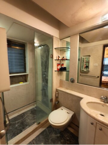 Bathroom in 3 BHK Apartment at Khar West – for Rent