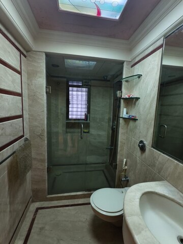 Bathroom in 3 BHK Apartment at Khar West – for Rent