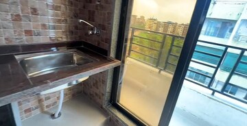 Kitchen in 2 BHK Apartment at Wadhwa Daisy Gardens, Ambernath West – for Sale