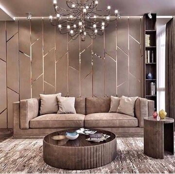 Living Room in 3 BHK Builder Floor at Sector 21 – for Rent