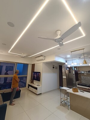 Living Room in 2 BHK Apartment at Shapoorji Pallonji Astron, Kandivali East – for Sale