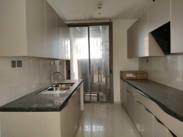 Kitchen in 4 BHK Apartment at Rustomjee Crown, Prabhadevi – for Rent