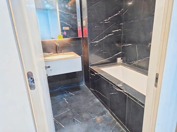 Attached Bathroom in 3 BHK Apartment at Lodha World Crest, Worli – for Rent