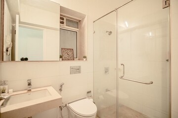 Attached Bathroom in 2 BHK Apartment at Godrej The Trees, Vikhroli East – for Sale