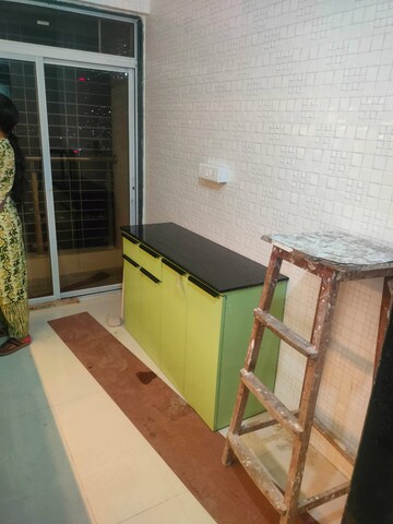 Kitchen in 1.5 BHK Apartment at Vipul Mahavir Sapphire, Ghansoli – for Rent