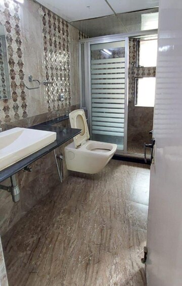 Attached Bathroom in 1 BHK Apartment at K Raheja Heights, Malad East – for Rent