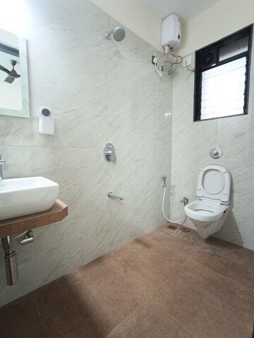 Attached Bathroom in 2 BHK Apartment at Ashwin CHS, Borivali West – for Rent