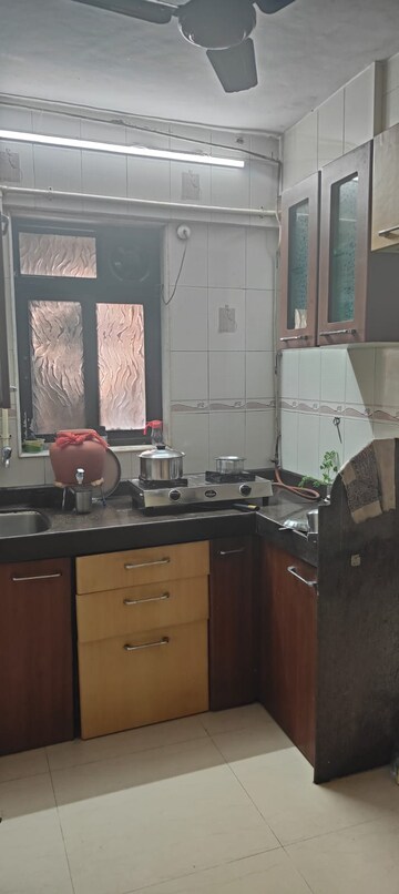 Kitchen in 1 RK Apartment at Gokul Garden CHS, Kandivali East – for Rent