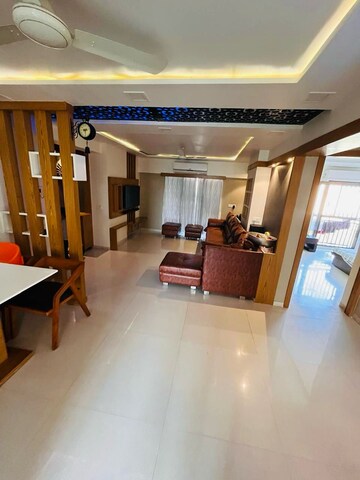 Living Room in 3 BHK Builder Floor at Thaltej – for Sale