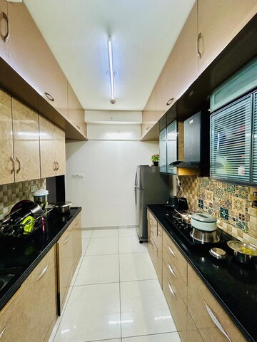 Kitchen in 2 BHK Apartment at Mahindra Antheia, Pimpri – for Rent