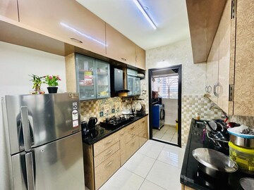 Kitchen in 2 BHK Apartment at Mahindra Antheia, Pimpri – for Rent