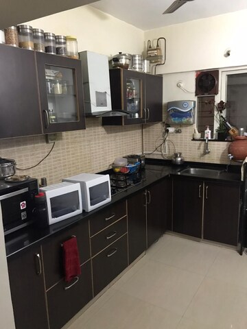 Kitchen in 3 BHK Apartment at Brahma Estate, Kondhwa – for Rent