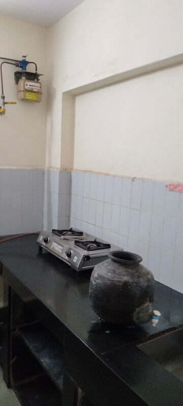 Kitchen in 1 BHK Apartment at Lokpuram CHS, Vasant Vihar – for Rent