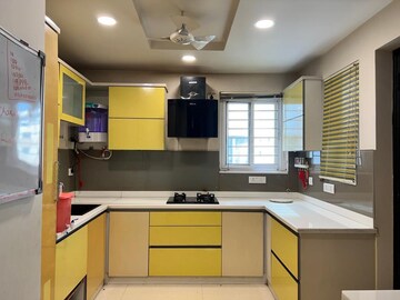 Kitchen in 3 BHK Apartment at SVC Tree Walk, Kondapur – for Rent