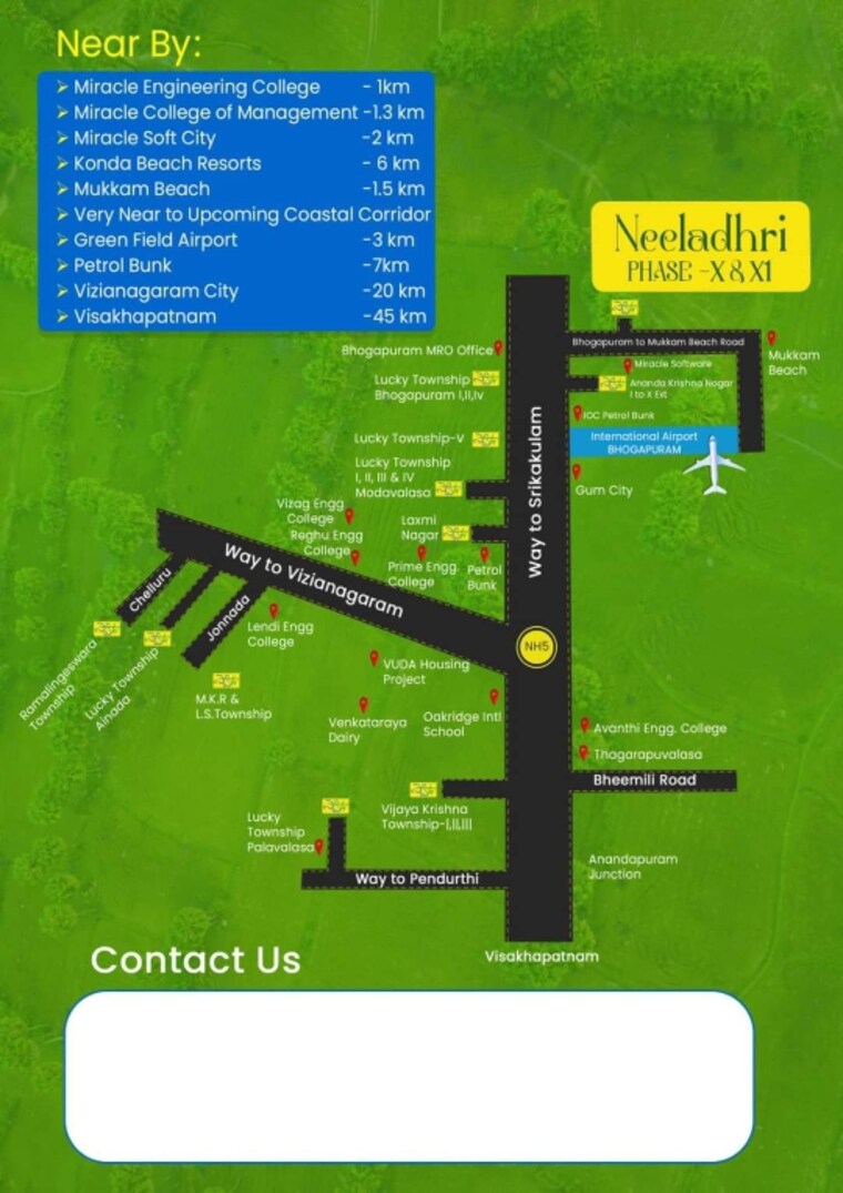 undefined, bhogapuram  170 Sq.Yd. Plot In Bhogapuram Vizag 8512297