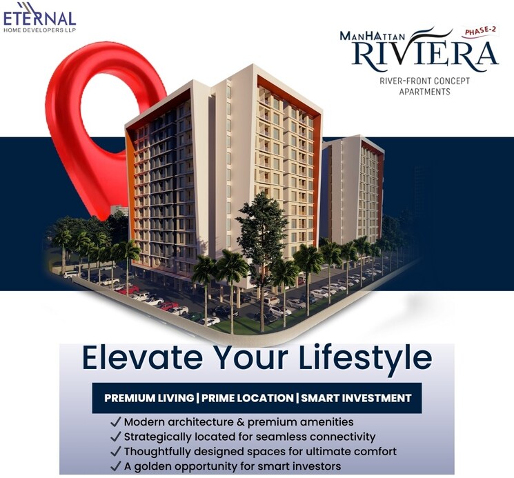Exterior View, eternal-manhattan-riviera 1.5 Bedroom 515 Sq.Ft. Apartment In Jagatpura Jaipur 8512333