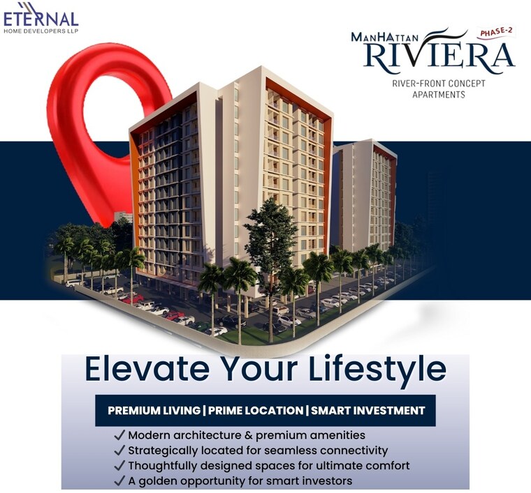 Exterior View, eternal-manhattan-riviera 1.5 Bedroom 515 Sq.Ft. Apartment In Jagatpura Jaipur 8512333