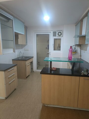 Kitchen in 3 BHK Apartment at Gulshan GC Grand, Vaibhav Khand – for Rent