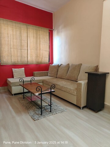 Living Room in 1 BHK Apartment at Lunkad Zodiac, Viman Nagar – for Rent