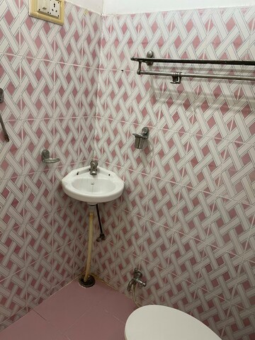 Bathroom in 1 RK Independent House at Pratap Nagar – for Rent