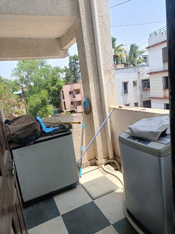 Balcony in 2 BHK Apartment at Samrat Regency, Wadgaon Sheri – for Rent