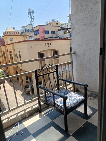 Balcony in 2 BHK Apartment at Samrat Regency, Wadgaon Sheri – for Rent