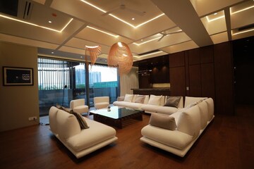 Living Room in 5 BHK Apartment at Indiabulls Sky Forest, Lower Parel – for Rent