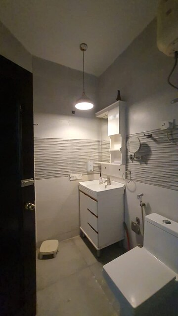 Attached Bathroom in 3 BHK Builder Floor at Greater Kailash I – for Rent