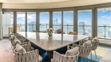 Living Room in 5 BHK Apartment at Lodha The World Towers World One Tier 2, Worli – for Rent