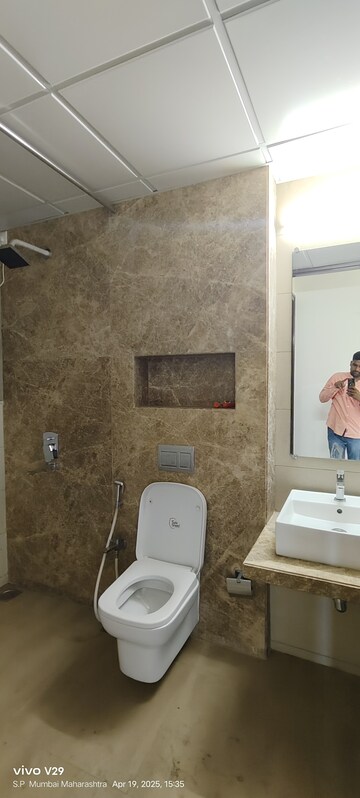 Attached Bathroom in 3 BHK Apartment at Celestia Spaces, Sewri – for Rent