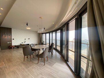 Living Room in 4 BHK Apartment at Lodha World Crest, Worli – for Rent
