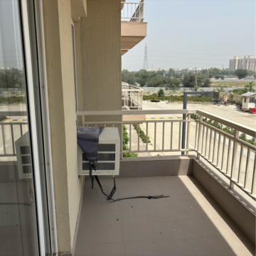 Balcony in 3 BHK Apartment at Silverglades The Melia First Citizen, Sohna Sector 33 – for Rent