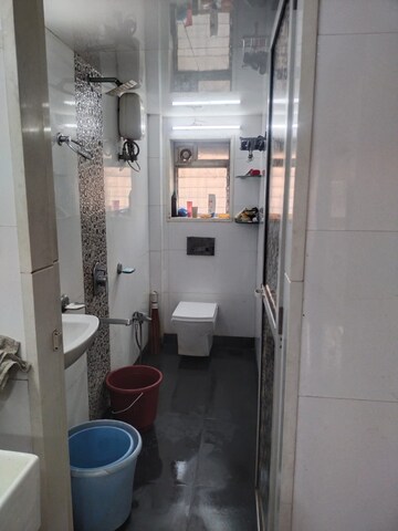 Bathroom in 1 RK Apartment at Shree CHS Bhandup, Bhandup West – for Rent