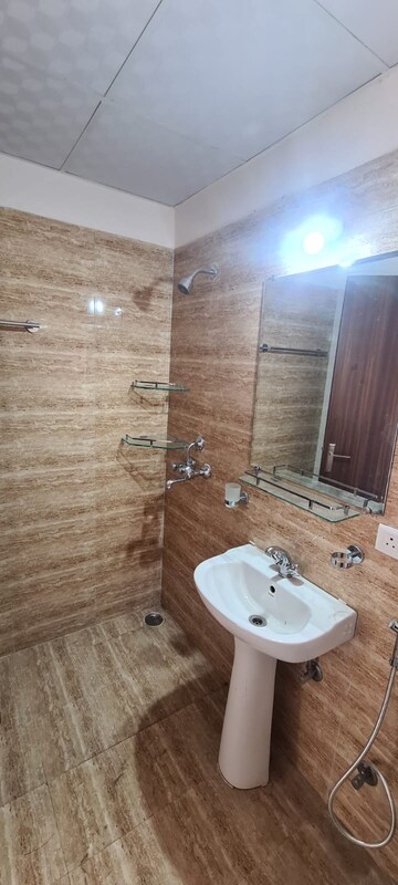 Attached Bathroom in 3 BHK Apartment at Dev Sai Sports Home, Sector 1 Greater Noida – for Rent