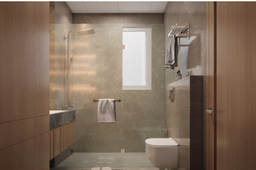 Bathroom in 3 BHK Apartment at Tech Zone 4 Greater Noida – for Sale