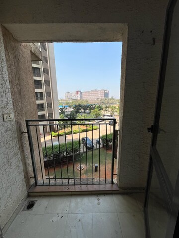 Balcony in 1.5 BHK Apartment at Lodha Palava City Lakeshore Greens, Dombivli East – for Rent