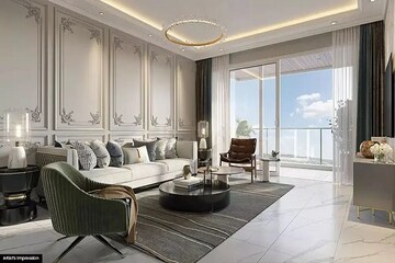 Living Room in 2 BHK Apartment at Kabra Tiara, Malad East – for Sale