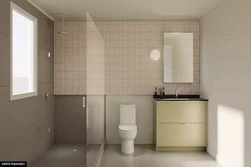 Attached Bathroom in 2 BHK Apartment at Kabra Tiara, Malad East – for Sale