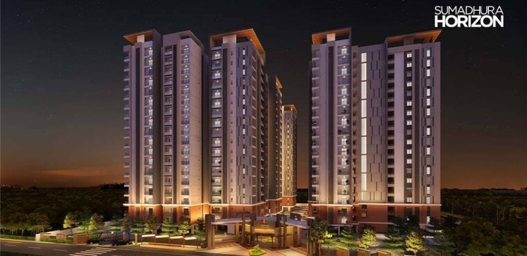 Exterior View, sumadhura-horizon 3 Bedroom 1840 Sq.Ft. Apartment In Kondapur Hyderabad 8513183