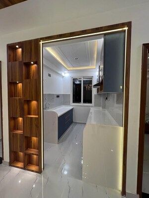 Kitchen in 4 BHK Builder Floor at Mansarovar Extension – for Sale