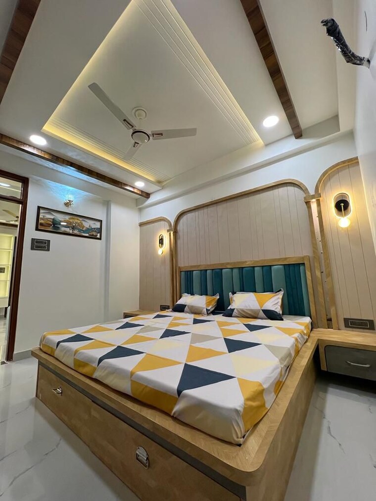 Bedroom, mansarovar extension 4 Bedroom 1650 Sq.Ft. Builder Floor In Mansarovar Extension Jaipur 8513228