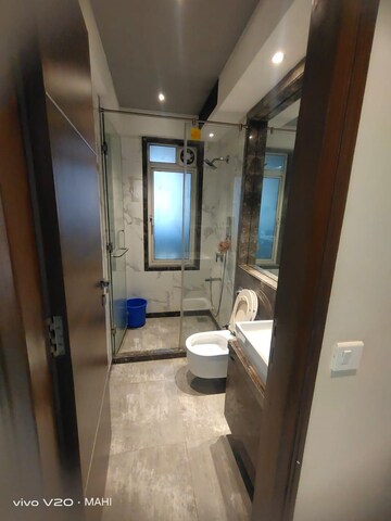 Bathroom in 2 BHK Apartment at Kusum Villa Khar, Khar West – for Rent