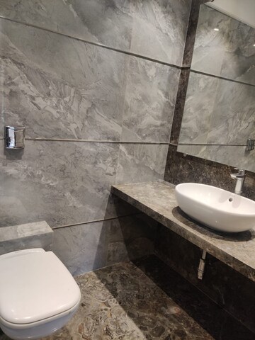 Bathroom in 3 BHK Apartment at Rishabraj Blue Lotus, Khar West – for Rent