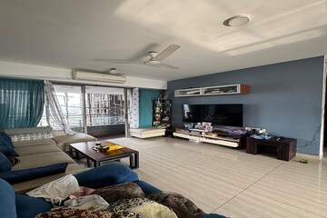 Living Room in 4 BHK Apartment at The Wadhwa The Address, Ghatkopar West – for Sale